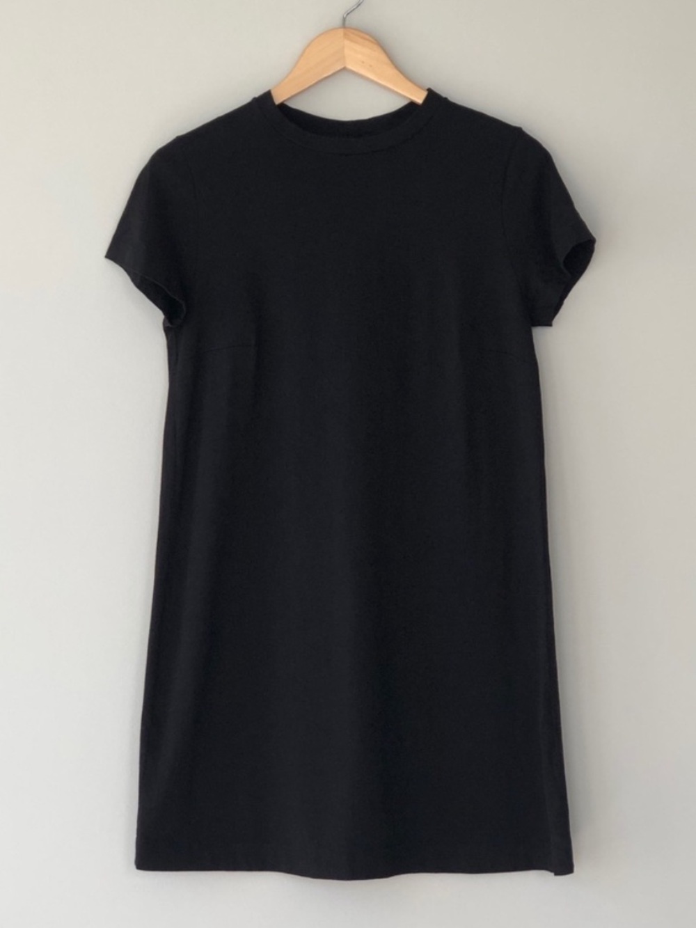 Anna K Black Cotton T-shirt Dress Size XS.